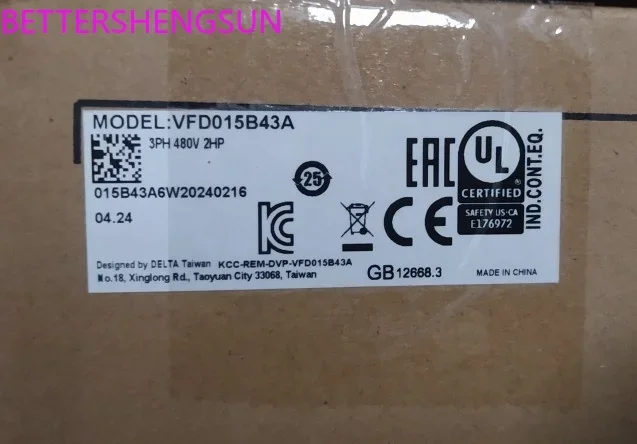 

VFD015B43A VFD022B43B brand new original genuine inverter