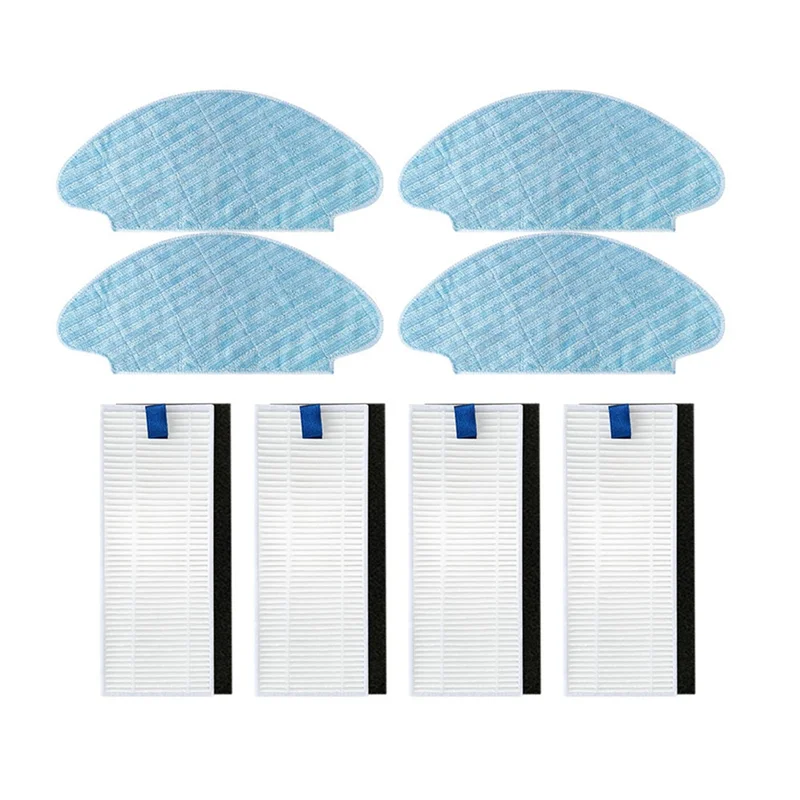 Hepa Filter Mop Cloths Rag for Tefal Rowenta Explorer / X-Plorer Serie 20 40 50 Robot Vacuum Cleaner Spare Parts