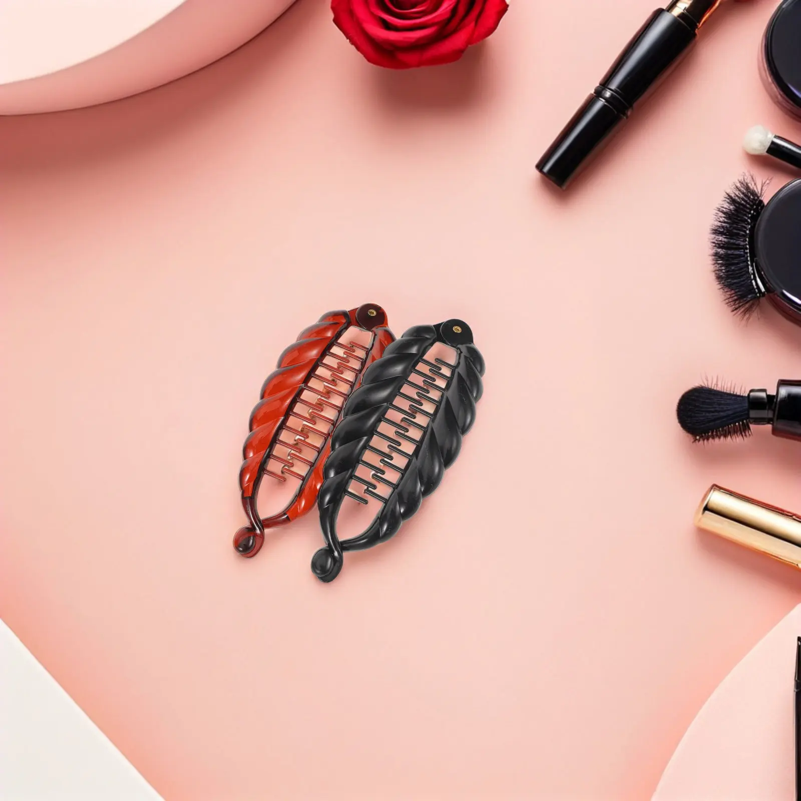 

20 шт. стильных гибких заколок-крабов для волос в форме рыбы, винтажные зажимы-бананы для хвоста, аксессуары для создания пучков