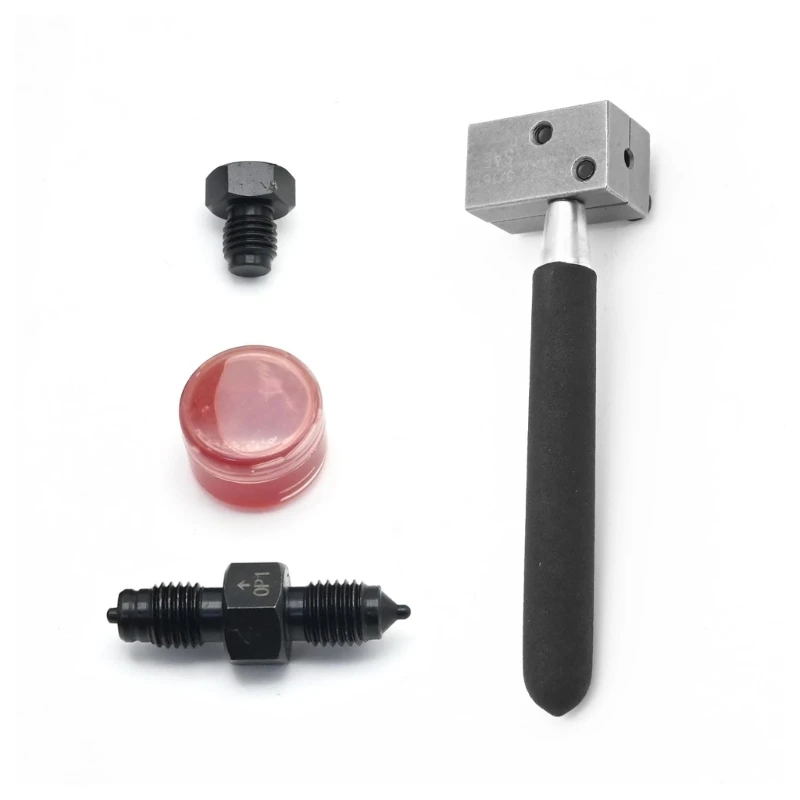 Manual Brake Line Service Tool Set Garage Upkeep for Routine Repair Workflows