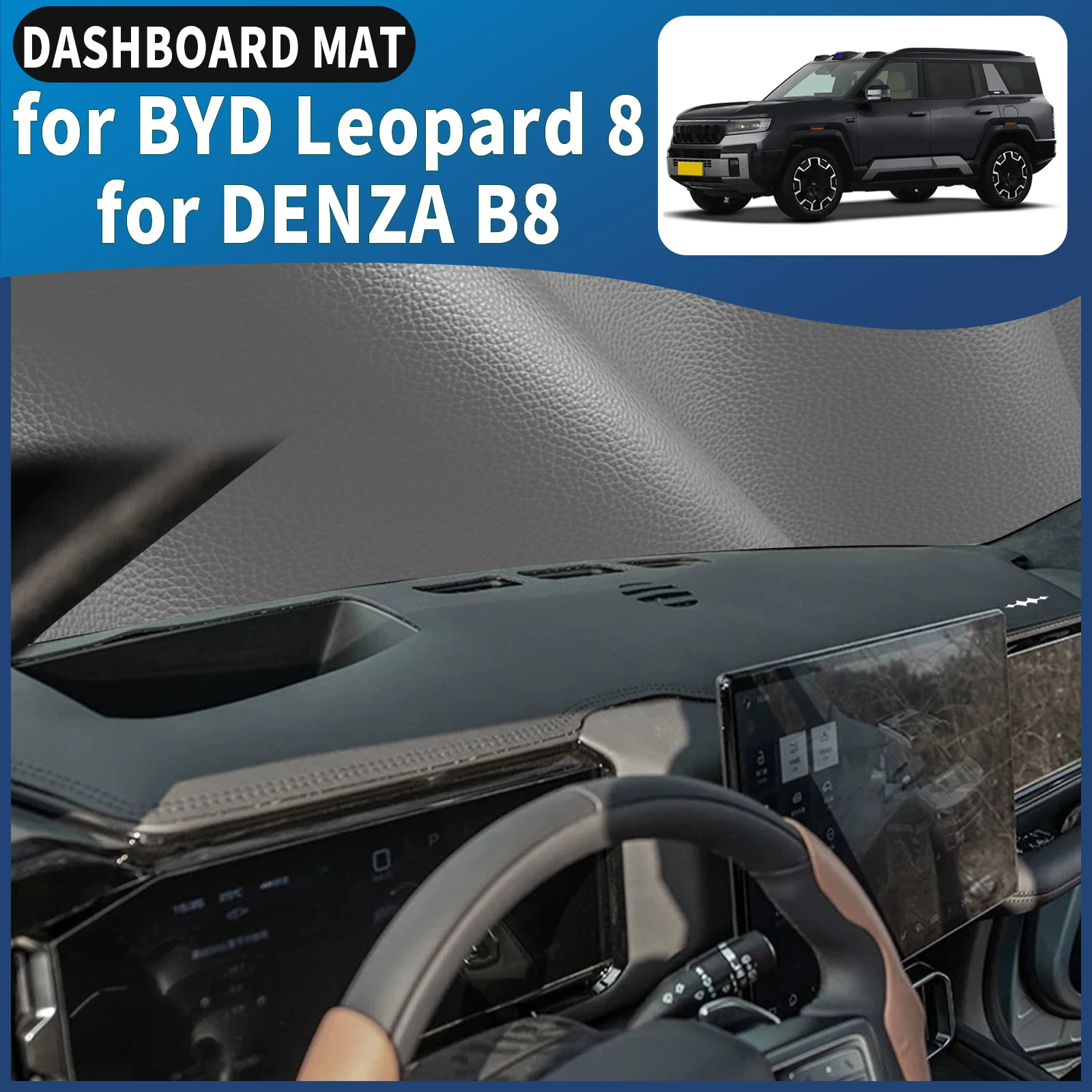 

fit for BYD Equation Leopard 8 2025 2026 DENZA B5 Car Dashmat Dashboard Cover Pad DashMat Sunshade Accessories Protective Carpet