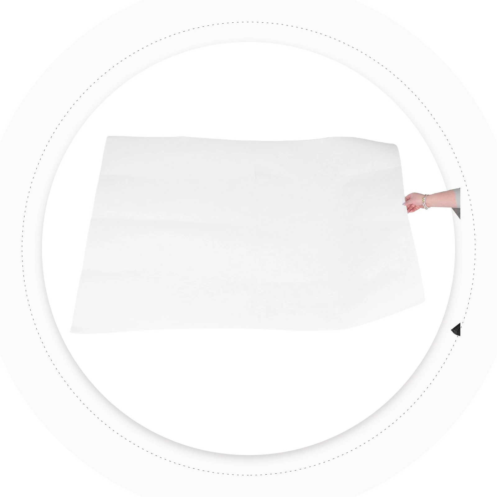 

Premium Soft Sponge Interlining 1.5M Washable Iron-On Fusible Fabric Composite Thick Drapery Lining Single-Sided Adhesive For