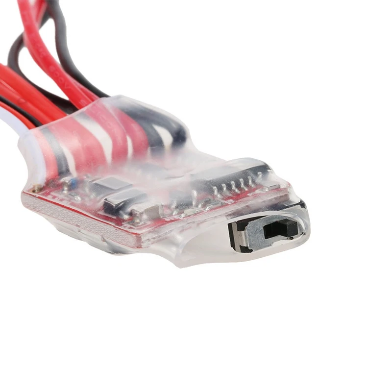 30A Mini ESC spazzolato spazzolato regolatore elettronico di velocità per auto RC per controller barca auto Proto serbatoio regolatore superiore