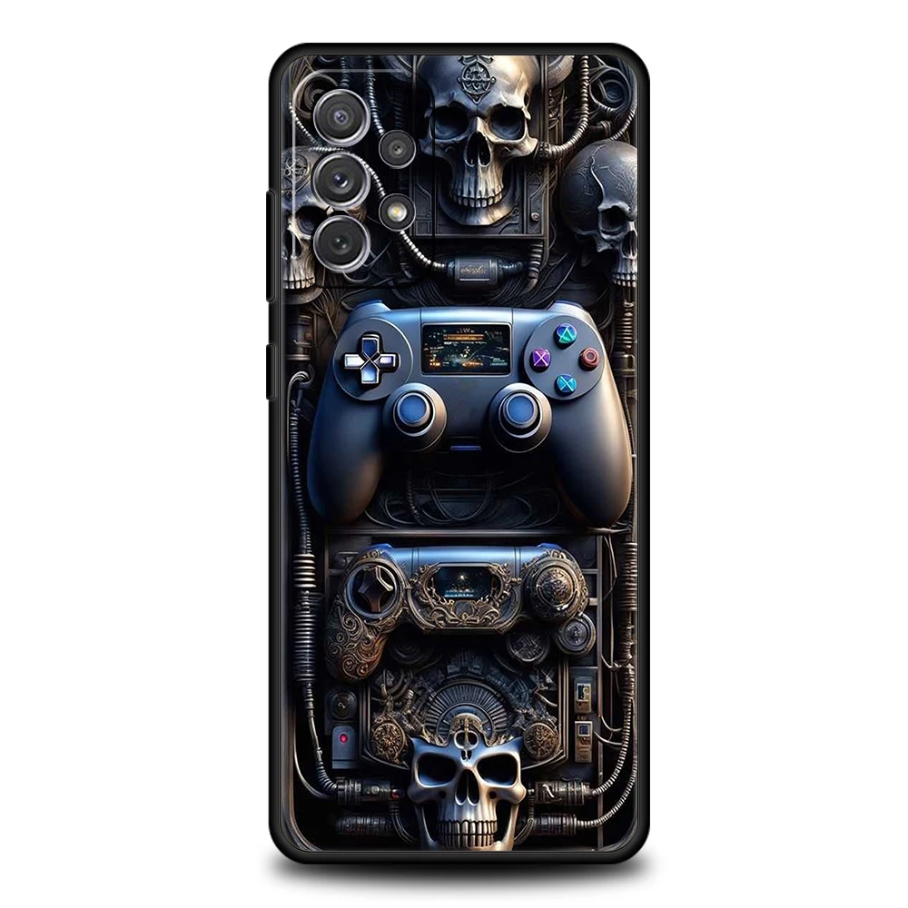 Game Controller Grafik Handyhülle für Samsung Galaxy A55 A35 A15 A14 A25 A54 A51 A71 A72 A73 A32 A52 A52S A41 5G Silikonhülle – Detail 6