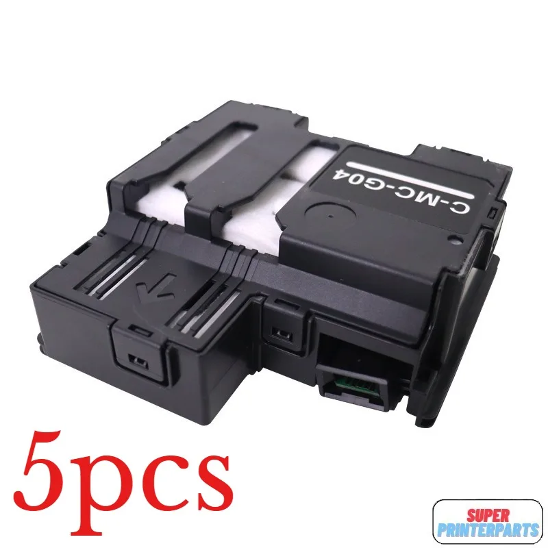 

5pcs MC-G04 G04 Maintenance Tank Waste Ink Box For Canon PIXMA G1330 G3370 G1430 G2470 G3470 G3471 G3472 G4470 G1530 G2570