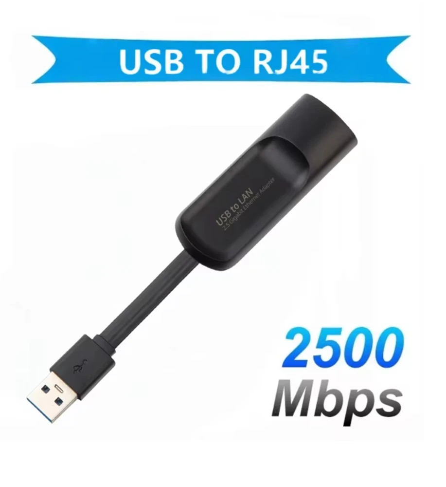 5000Mbps Ethernet Adapter 5G USB 3.0 Type C to RJ45 Network Card Wired Ethernet Gigabit Adapter Lan Card Hub for MacBook iPad