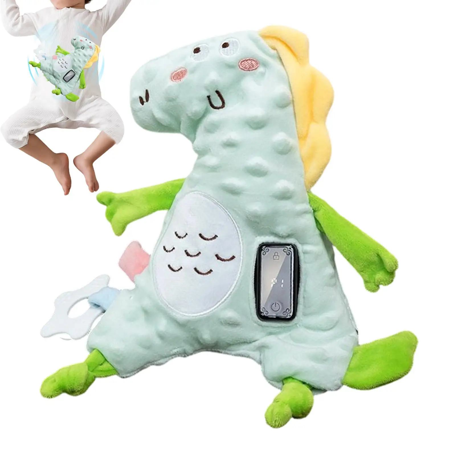 لعبة نوم الطفل 3 أوضاع وسادة ناعمة أوتوماتيكية رفيق مساعد نوم الطفل لراحة اللياقة البدنية والمنزل والعناية بالوقت الهادئ