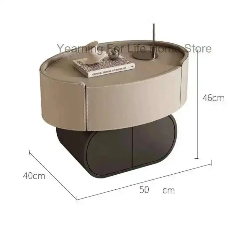 With Drawers Italian Design Storage Night Table Modern Style Nightstand Unique Elegant Mesitas De Noche Bedroom Furniture