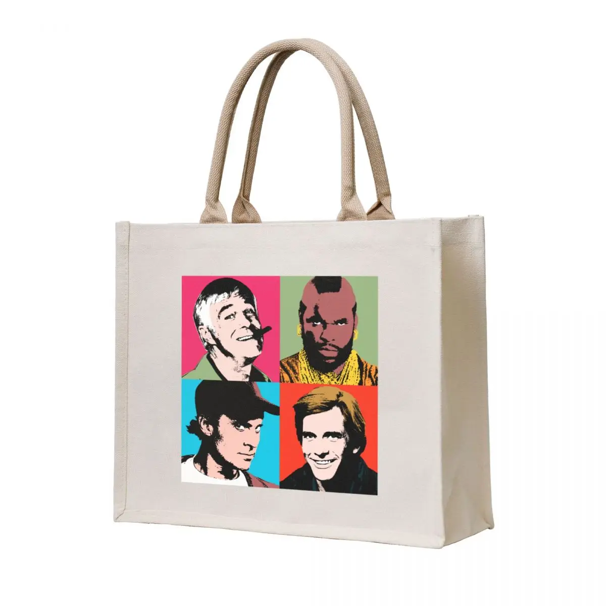 

The A-Warhol Team Tote Bag ecological bags Big bag cute tote bag Portable shopping