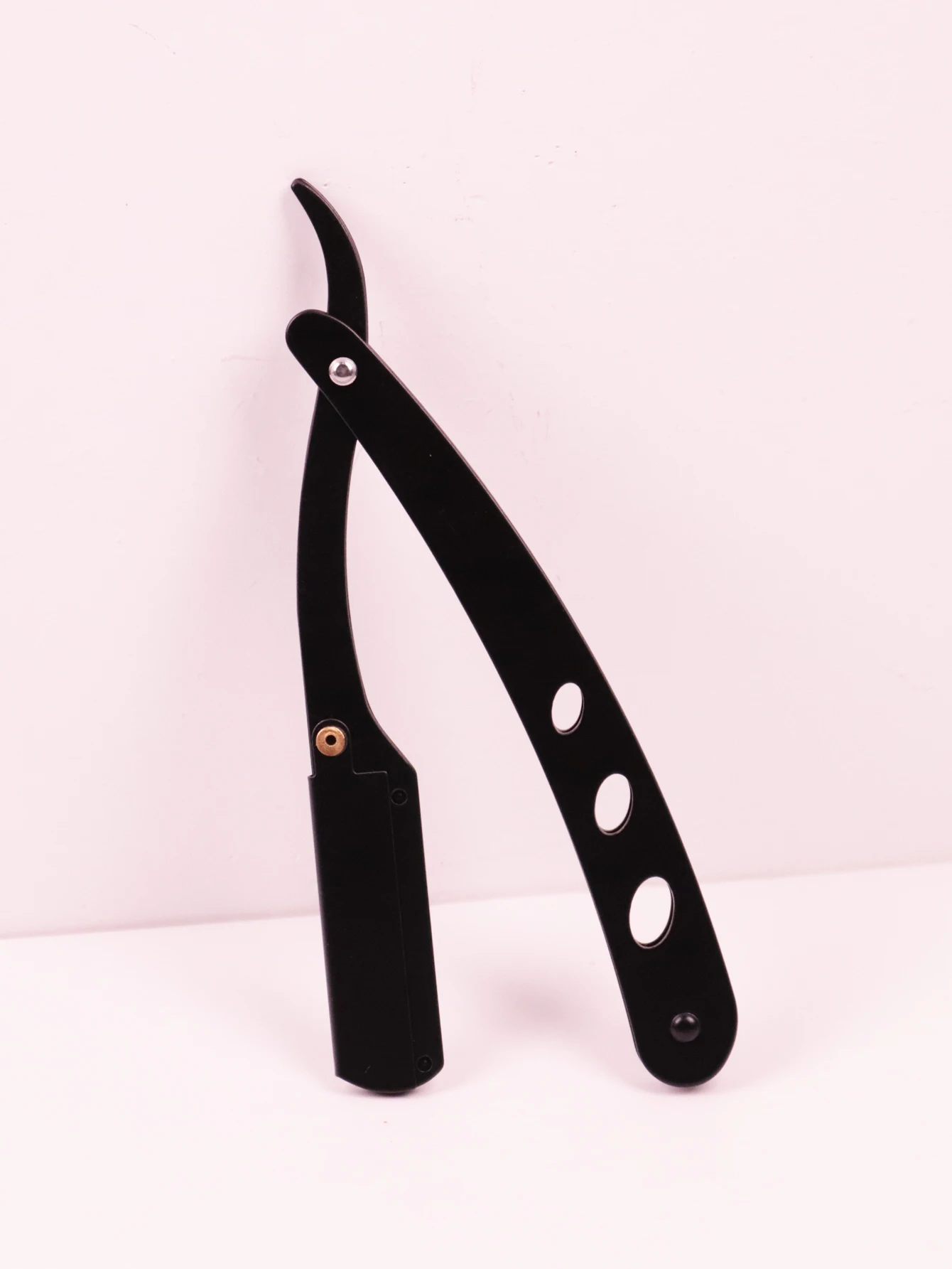 

Stainless steel professional straight blade shaver, manual shaver, men's hair salon quality Special for real hair wigs