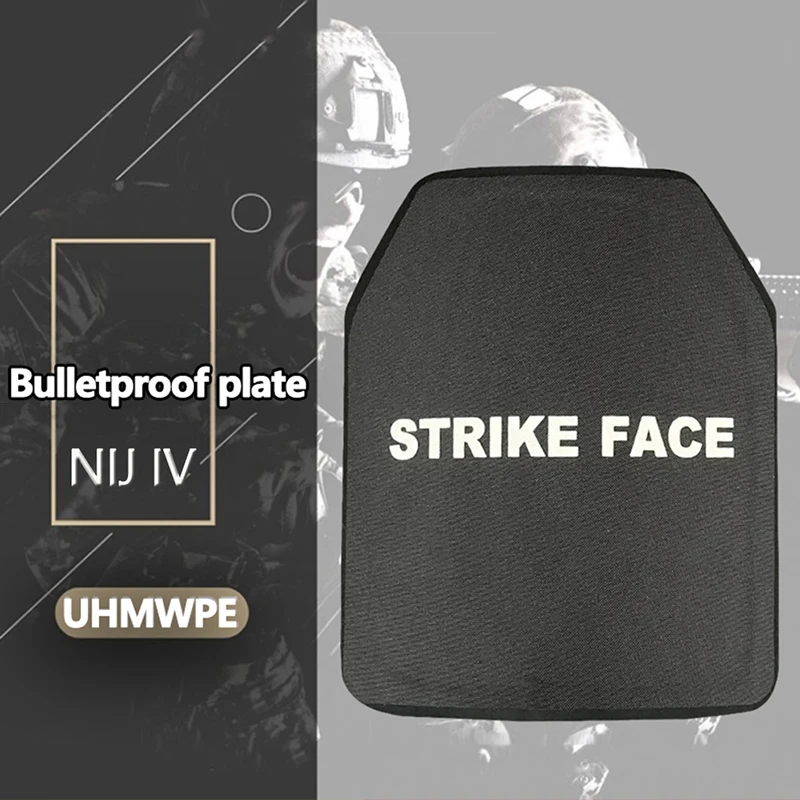 NIJ IIII bulletproof plate tactical vest chest insert plate UHMWPE lightweight tactical plate explosion-proof and stab proof