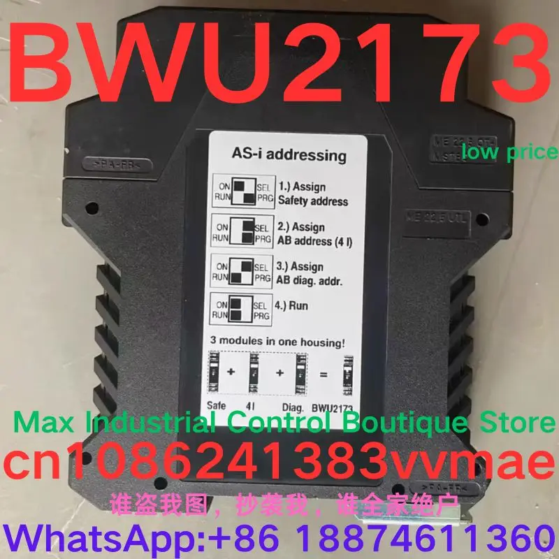 Second-hand test OK  safety relay   BWU2173  Original Accessories