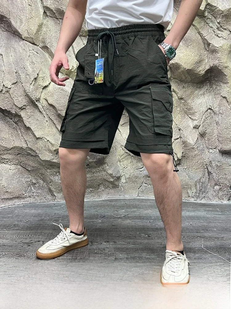 Dewang Precision Línea al aire libre de alta gama, transpirable, suelto, cinco cuartos, ropa de trabajo multiket, sistema de montaña Qui-Drng