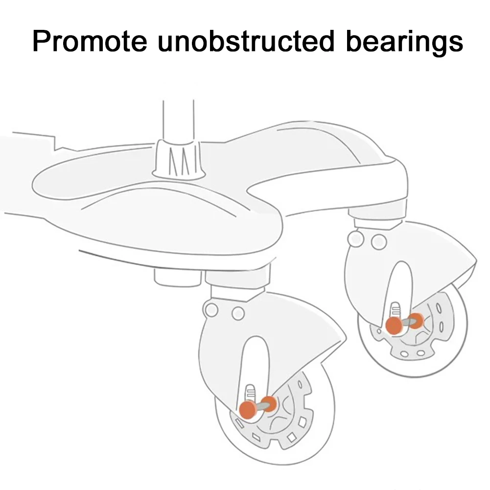 

Universal Kid Standing Plate with Seat Baby Prams Auxiliary Trailer Footrest Buggy Pushchair Standing Seat Stroller Accessories