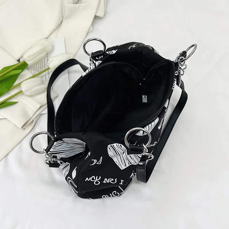 New Street Style Tote Bag - Trendy Print Shoulder Bag for Women - Large Capacity Fashion
