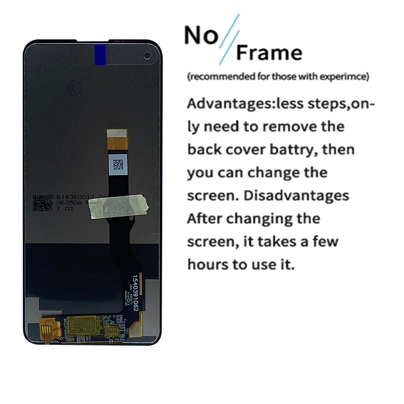 6.4\'\' For Motolora Moto G8 Power LCD Display With Frame Touch Panel Screen Digiziter Assembly Replacement For Moto G8 power LCD