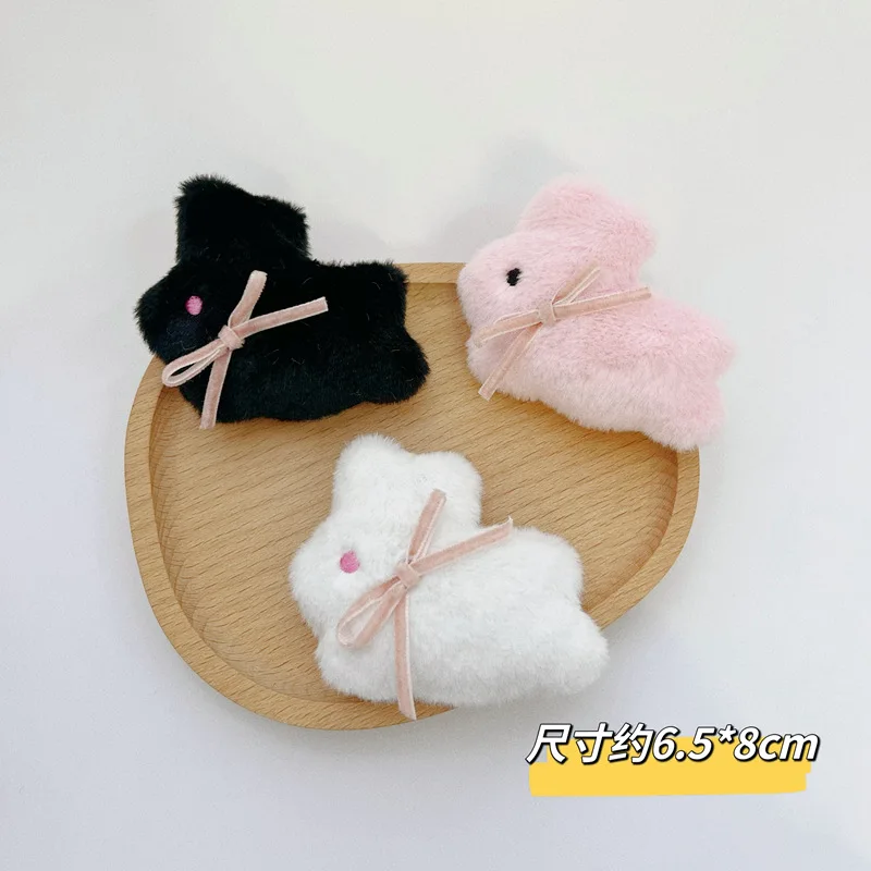 Cartoon Rabbit Dolls Padded Patches, Appliques for Clothes, Sewing Supplies, DIY Hair Decoration, 5 PCs/Lot