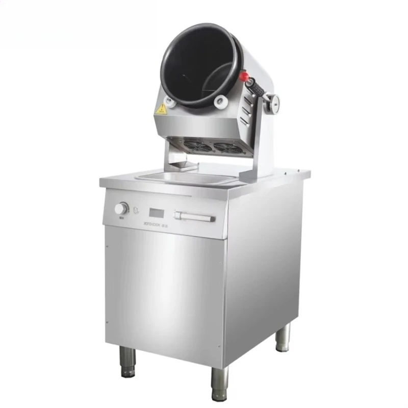 Robot Cooking Drum Vertical Rotating Wok Machine 2 Pots 3 Pots Big Capacity Automatic for Canteen Central Kitchen Custom