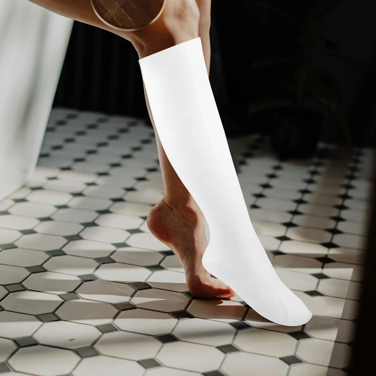 1-個ロングジェルソックス女性男性用一晩保湿ペディキュアスパフットケア乾燥ひび割れかかと修復睡眠靴下