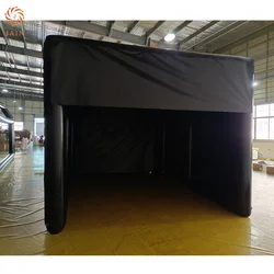 Inflatable Golf  Simulator Enclosure Golf Training Cage Inflatable Golf Simulator Projector Shooting Tent with Screen For Sports