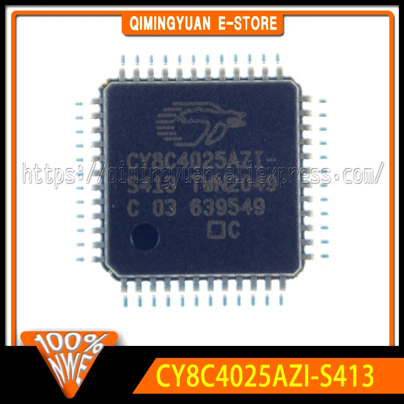 5 ~ 20 قطعة/الوحدة CY8C4025AZI-S413 QFP48 CY8C4025AZI 100% جديد الأصلي في المخزون ARM متحكم MCU PSoC4 IC عينة