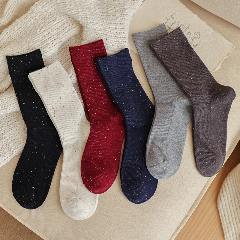 

Fashion Women's Socks New Japanese Style Striped Crew Socks Breathable Casual Daily Ladies Comfort Retro Socks Creative Classic