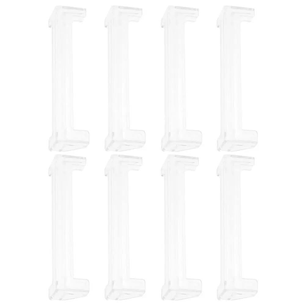 

8Pcs Clear Transparent Window Valance Clips Replacement Blind Corners Clamps Suitable for Vertical Blinds Curtains
