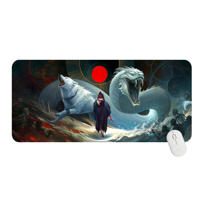 

XXL player computer gaming mouse pad Large anime cool keyboard pad rubber non-slip chair mat multi-model extended writing pads