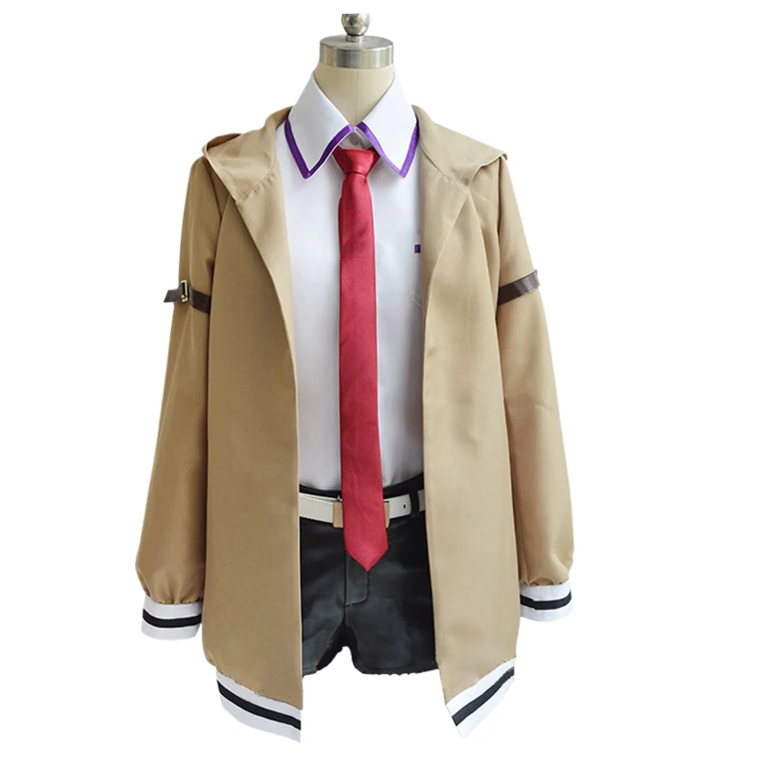 

Makise Kurisu Costume Game Steins Gate Cosplay Outfit Halloween Christmas Uniform Custom Size