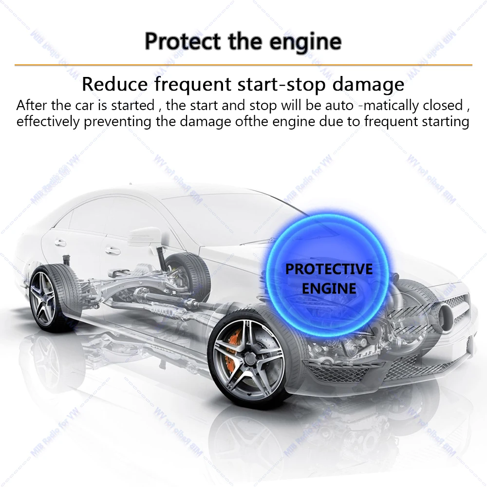 Motor sistema desligado dispositivo para Skoda Octavia, parada automática, sensor de controle, plugue, cancelar cabo, modo de memória