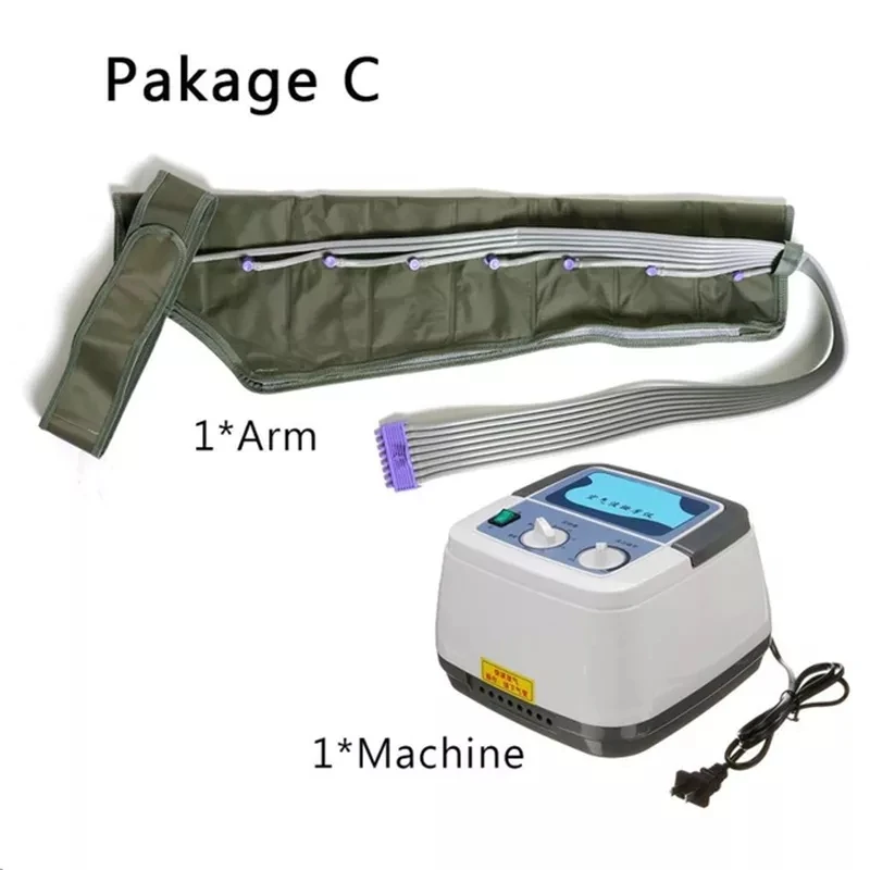 

Syeosye 8 Cavity Electric Air Compression Massager Leg Foot Infrared Therapy Arm Waist Pneumatic Air Wraps Relax Pain Relief