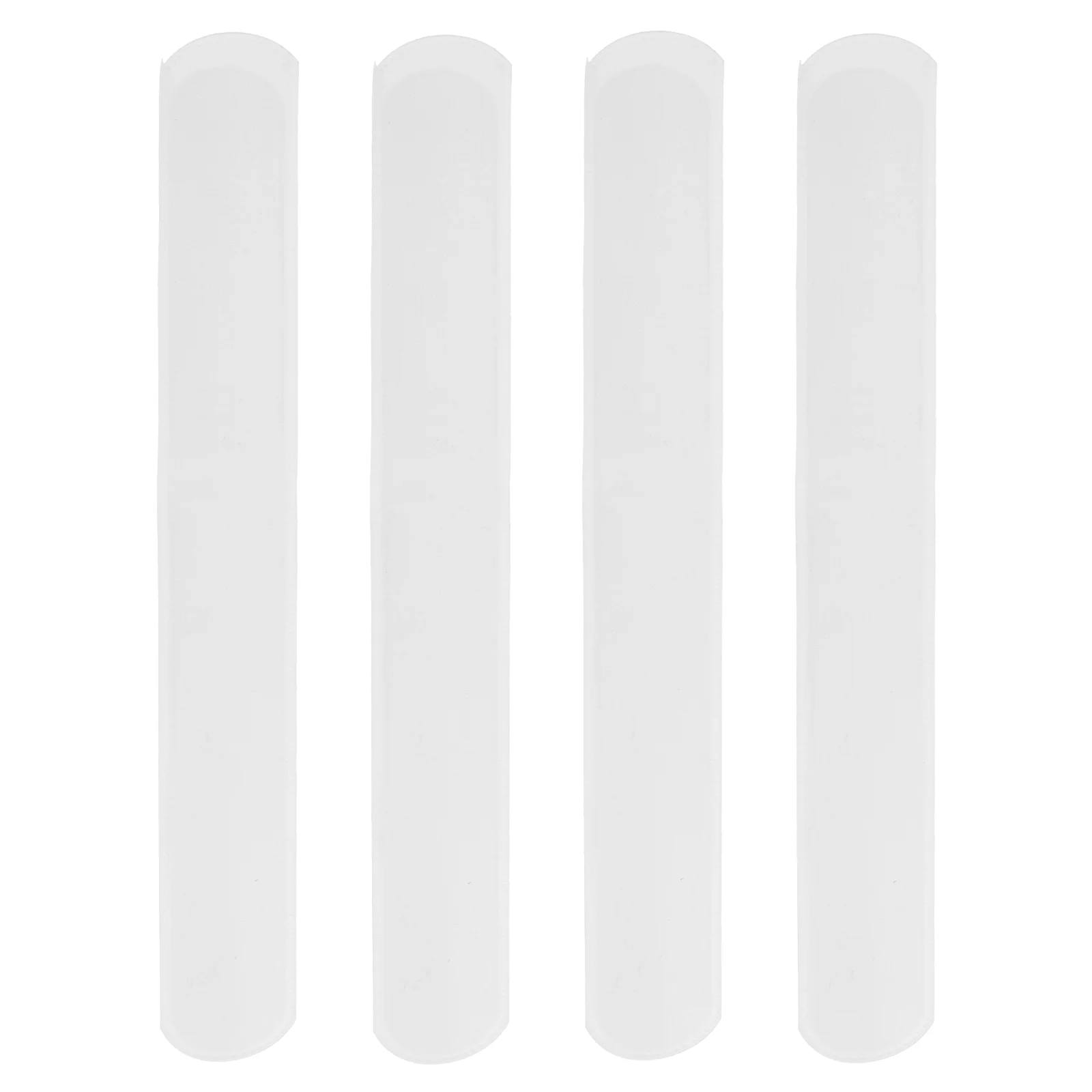 100 Pcs Double Sided Pure White Ring Child Wrist Slap Bracelet Bracelets Steel Sheet Adult Blank