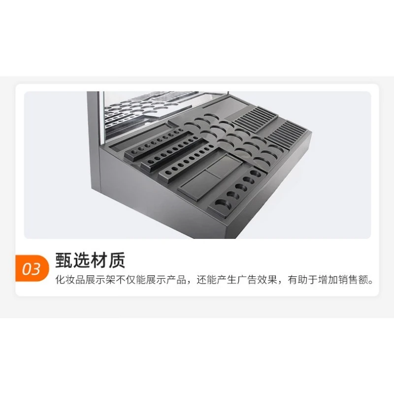 Acrylic cosmetics display stand, commercial lipstick eyeshadow display