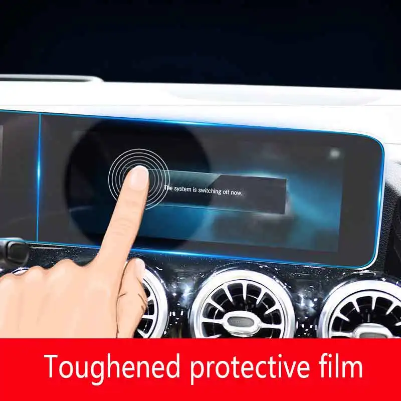 For Mercedes Benz GLB 180 200 2020 2021  Car GPS Navigation LCD Screen Tempered Glass Protective Film Auto Interior Accessories