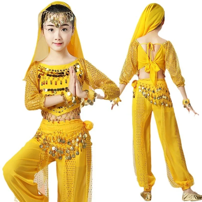 ชุดนักเต้นระบำหน้าท้องสำหรับเด็ก, ชุดแสดงเต้นระบำหน้าท้องสำหรับเด็กผู้หญิง, เข็มขัดชุดอียิปต์, ชุดเต้นรำอินเดียสำหรับเด็ก