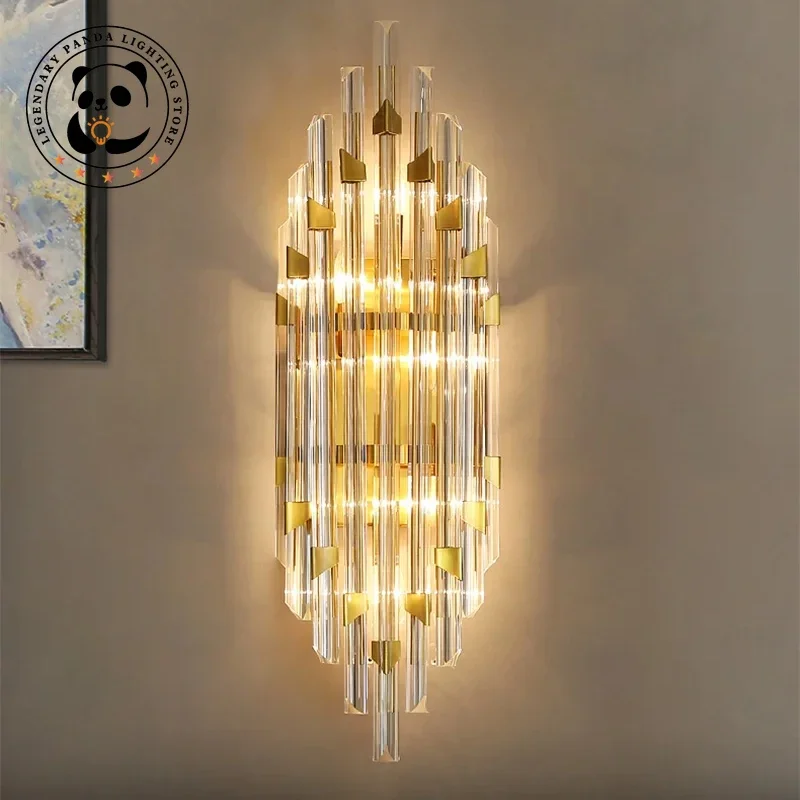 Nordic Modern Wall Lamps Originality Luxury Crystal Sconces Kitchen Restaurant Dining Table Bedroom Bedside Indoor Decor Lights