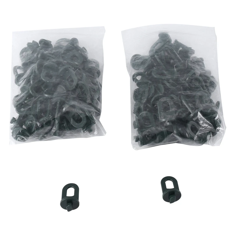 100Pcs Greenhouse Hanging Hooks Fastener Tied Buckle Hook Plant Vegetable Grafting Clip Stand Vine Clip