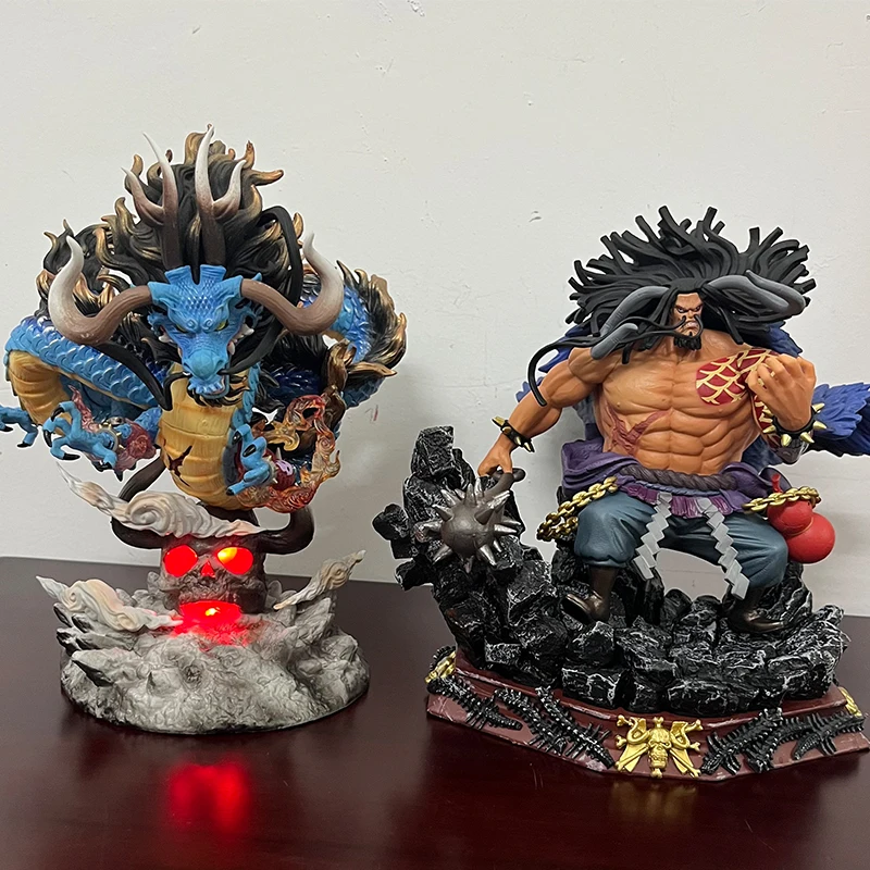 With LED One Piece GK  Kaido Figure Four Emperors Beastized Kaido Dragon Kaido Piece Spirits Portrait Of Pirates Kaido Toy