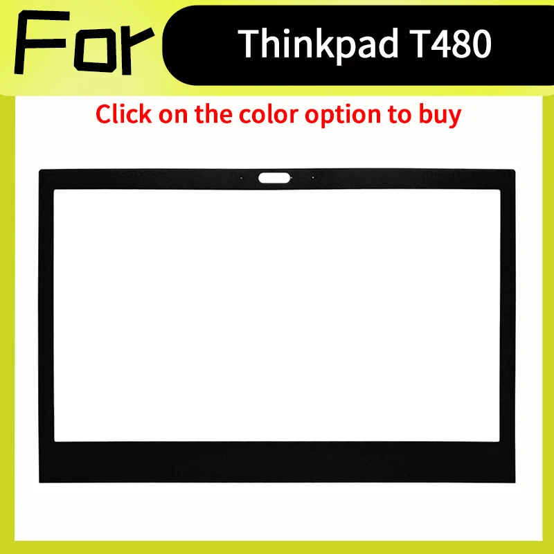 New 01YR487 For ThinkPad T480 Front Cover LCD Bezel/Screen Bezel Sheet Sticker