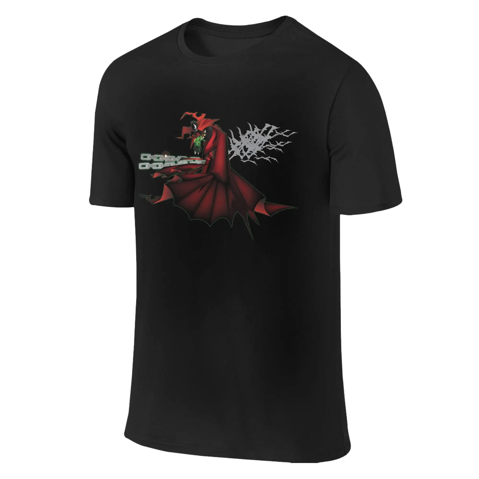 

Men Women Spwn Hero Anime T Shirts 100% Cotton Clothing Awesome Short Sleeve Crewneck Tee Shirt 4XL 5XL 6XL T-Shirt