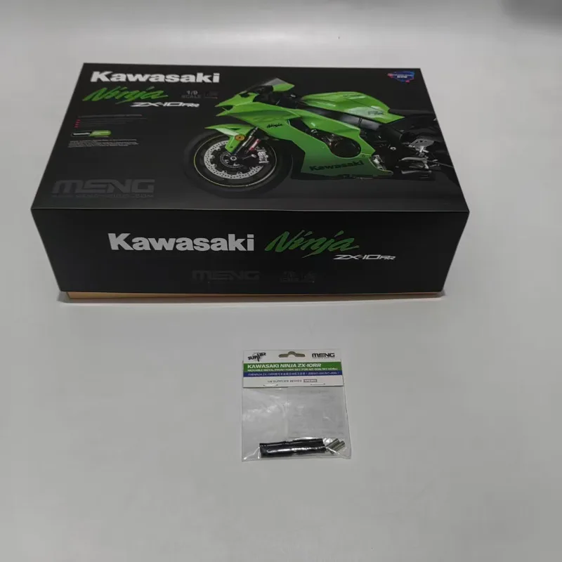 MENG 오토바이 키트 SPS-093 금속 이동식 프론트 포크 슈트&MT-008S 1/9 가와사키 닌자 ZX-10RR 프리컬러드 에디션 모델 키트