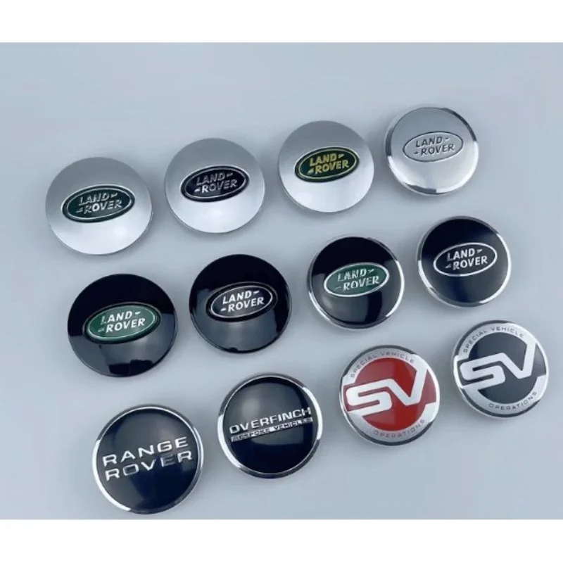 

4Pcs 62mm Car Emblem Badge Rims Logo Hub Caps For Land Range Rover Sport Evoque L322 L320 L406 P38 Wheel Center Caps Accessories