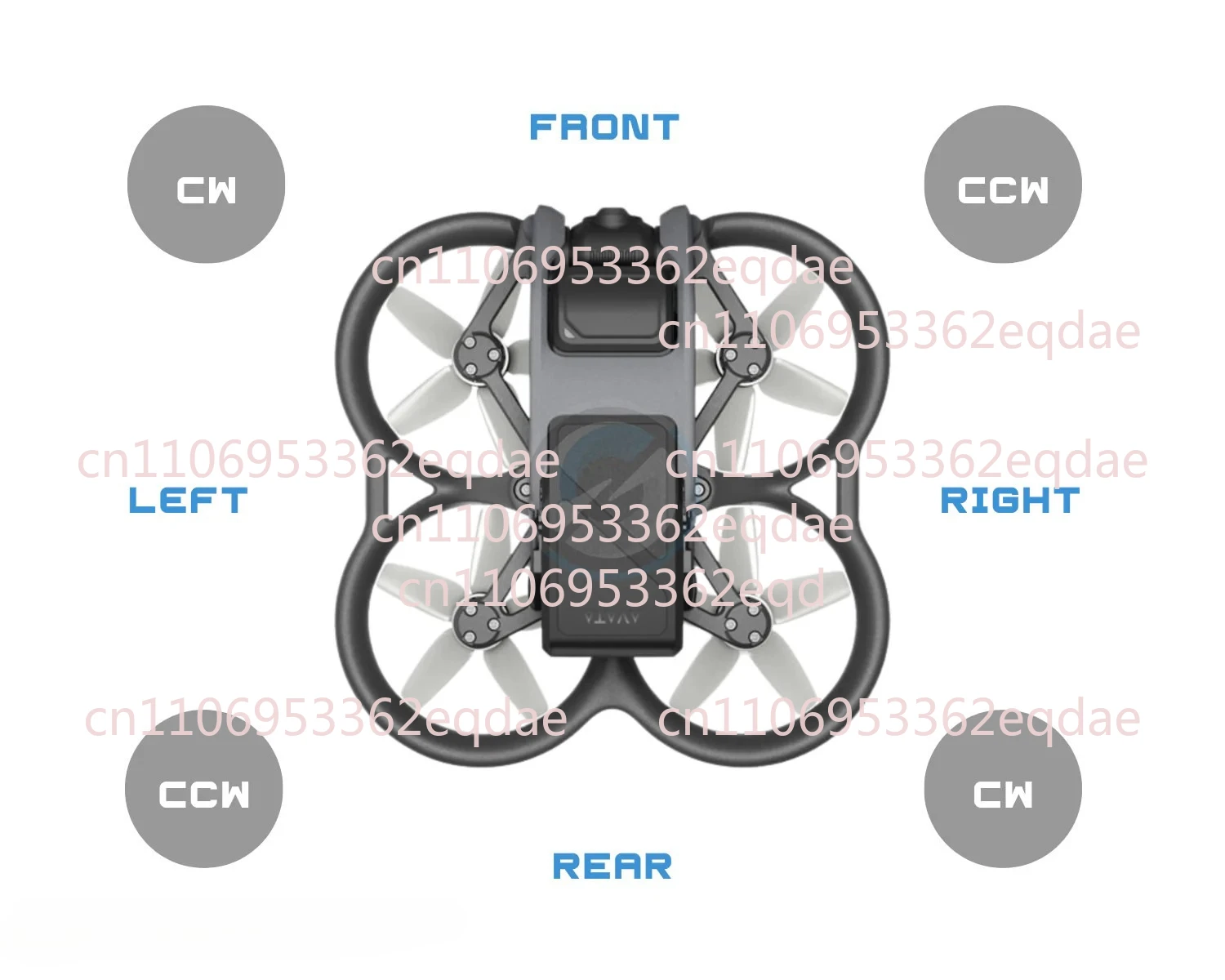 POUR moteur DJI Avata (CCW)