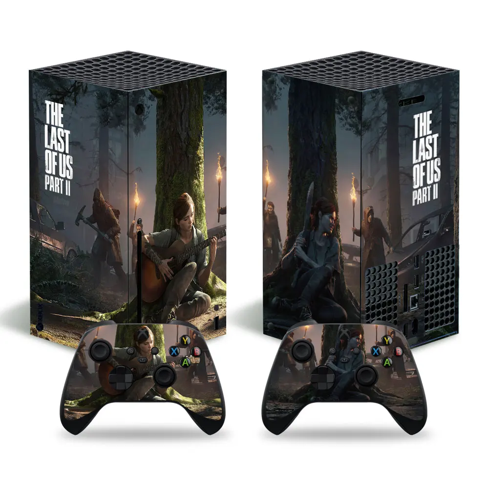 The Last Of Us Style Skin Sticker Decal Cover for Xbox Series X Console and 2 Controllers Xbox Series X Skin Sticker Viny