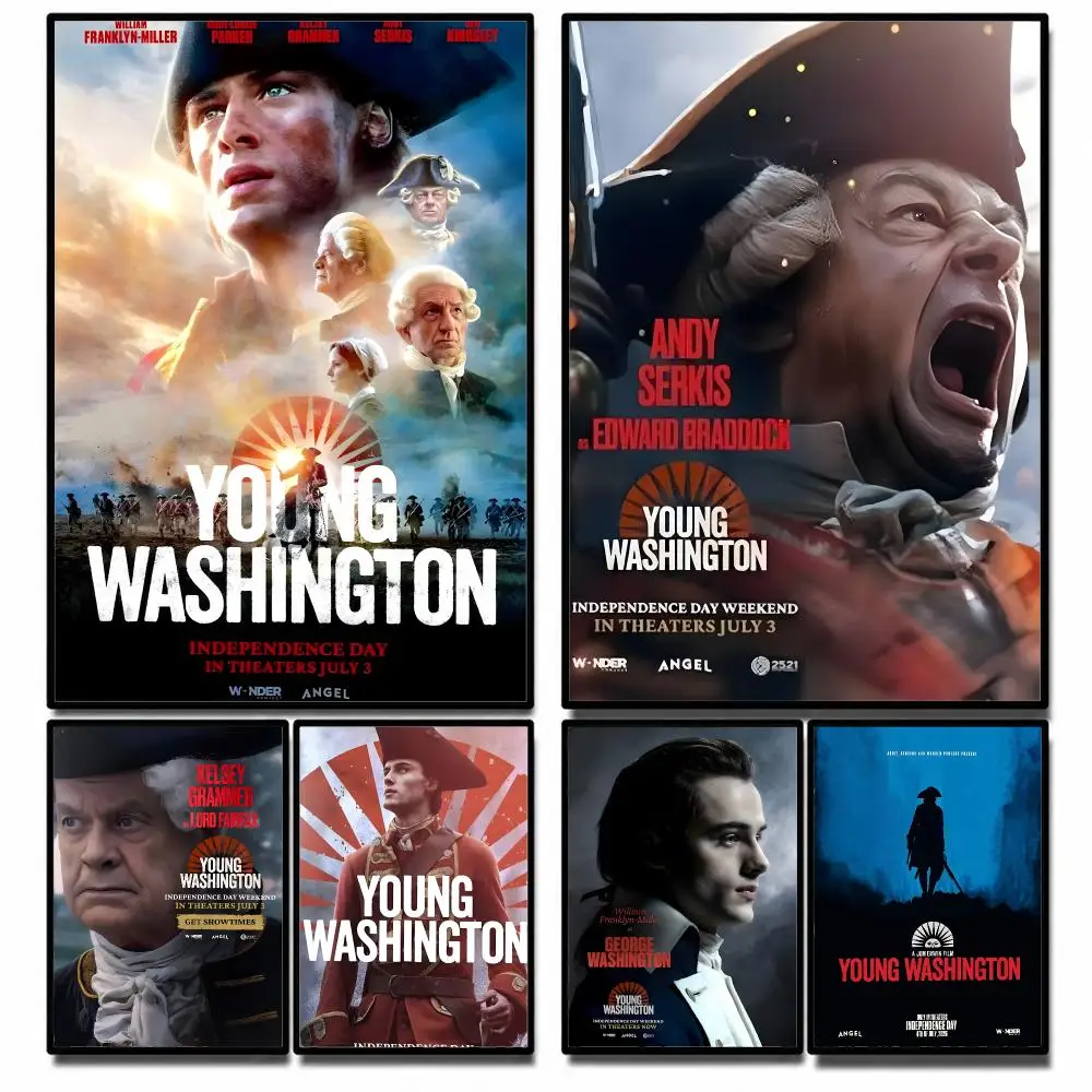 Character Young Washington Poster High-definition poster stickers, suitable for bedroom, living room, home decoration