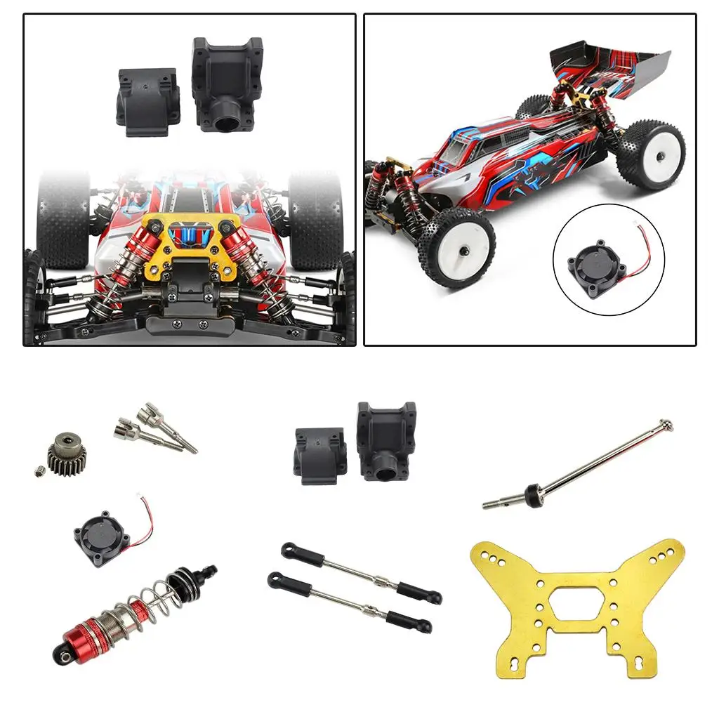 Wysokowydajne części do modernizacji samochodów RC do gąsienicowego ciężarówki Monster Truck w skali 1:10