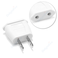 4.0mm EU To US 2 Pin Plug Adapter European To American Japan China Travel Power Outlet AC Converter Electrical Extension Socket
