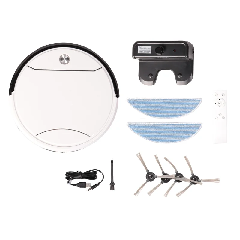 AD24 ذكي كنس وممسحة روبوت التطهير مكنسة كهربائية قابلة للشحن روبوت تنظيف كتم سهلة الاستخدام B