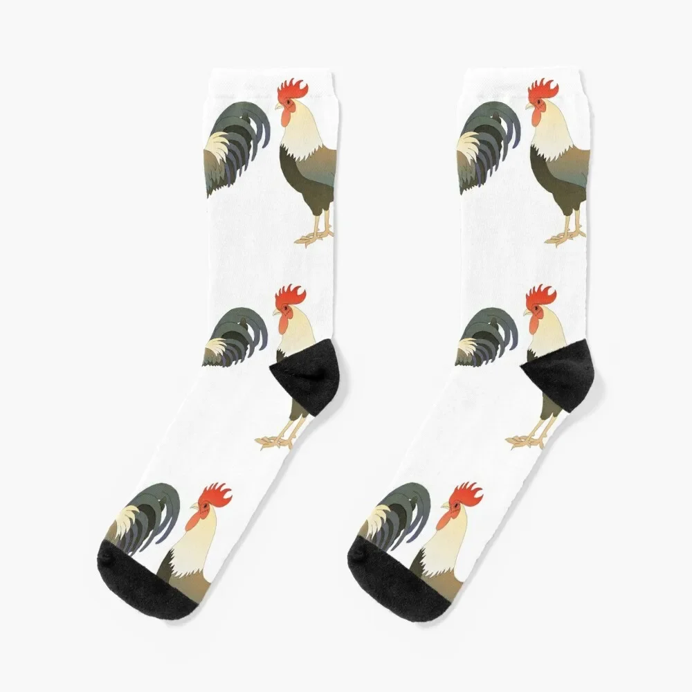 *Rooster* Socks warm winter christmas gifts anti-slip Climbing Socks For Women Men's