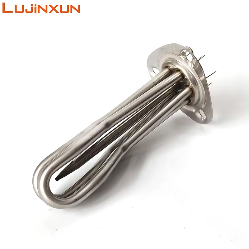 LUJINXUN 63mm Triangle Heating Element 230V 2700W Electric 304SUS Tube Water Heater Tube for Espresso Machine 1PC